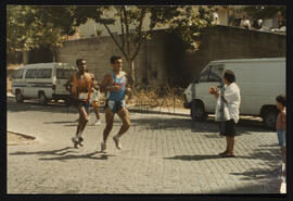 Prova de atletismo com a participação de um atleta do Clube de Vela de Tavira.
