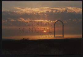 Pôr de sol.