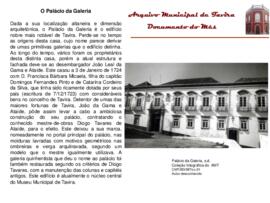 Documento do mês de julho de 2012 - O Palácio da Galeria