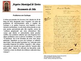 Documento do mês de janeiro de 2013 - Problemas em Cachopo