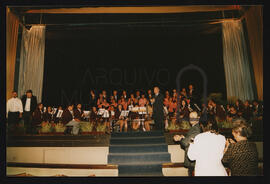 Atuação da Banda Musical e Coro.