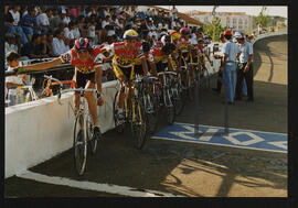 Prova de ciclismo.