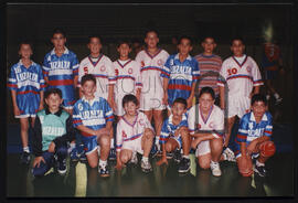 Equipa de andebol masculina infantis.