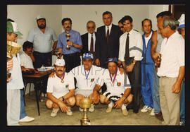 Grupo de desportistas.