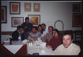 Convívio à mesa.