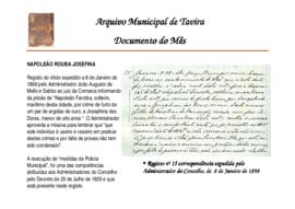 Documento do mês de junho de 2007 - Napoleão rouba Josefina