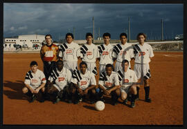 Jogadores de futebol.